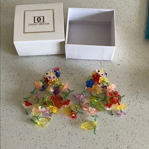 Multicolor Floral Earrings